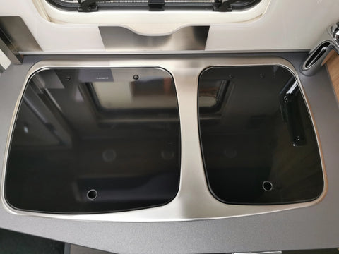 Schutzfolie für Glasabdeckung der Küche bei Hymer ML-T Exsis Modern Comfort WOLFWAX