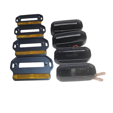 Adapter 4er SET mit Reflektor STRANDS FOR9T SCALE - WOLFWAX - [tags]